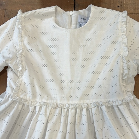 Kipp white dotted ruffle layer dress - Picture 3 of 7
